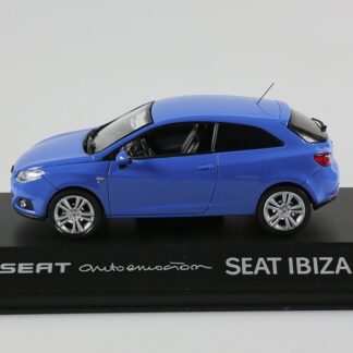 Seat New Ibiza SC bleue : Voiture miniature 1/43
