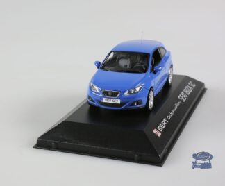 Seat New Ibiza SC bleue : Voiture miniature 1/43-1