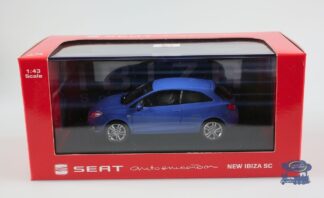 Seat New Ibiza SC bleue : Voiture miniature 1/43-4