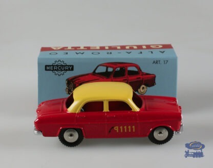 Alfa Roméo Giulietta, Taxi de Berne, réédition Mercury par Hachette, Voiture miniature 1/48