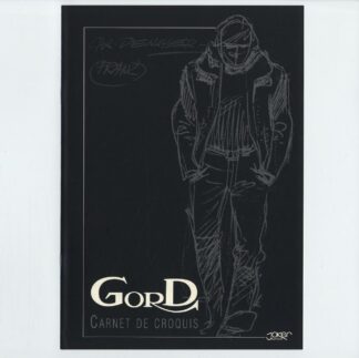 Denayer, Gord, Carnet de croquis signé, La saga Gord