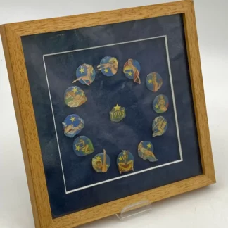 Jan-Bosschaert-assortiment-13-pins-1993-édition-limitée-n-et-signée-cadre