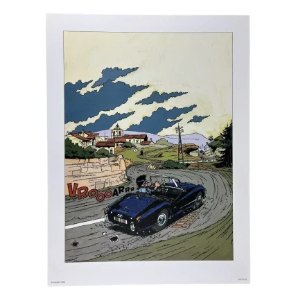 Jidehem, Starter, Affiche offset (Non signée), Triumph TR3