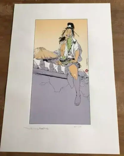 Kogaratsu-Sérigraphie-Numérotée-signée-La-renarde-par-Michetz