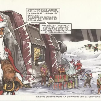 La-Compagnie-des-Glaces-Père-Noël-Ex-libris-signé-par-Derenne