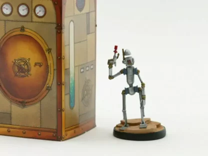 Figurine La Nef des Fous Le Robot Cavalier Noir Hazgaard Turf