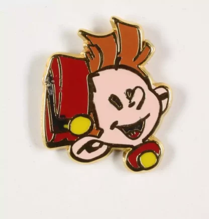 Pin's Tête de Spirou finition or