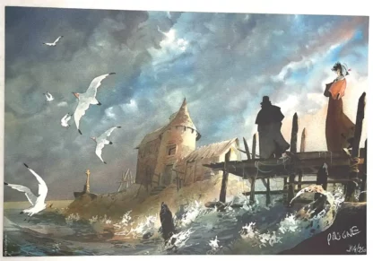 L’auberge du bout du Monde – Portfolio signé – Les couleurs de Prugne - l