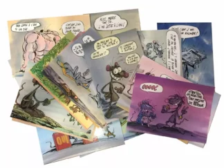 Les-Rats-Assortiment-de-21-Cartes-postales-par-Ptiluc-détail