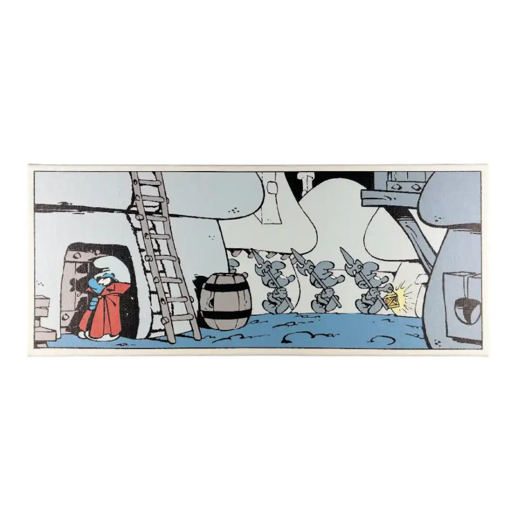 Les Schtroumpfs Toile imprimée (édition limitée 50 exemplaires) Le Conspirateur