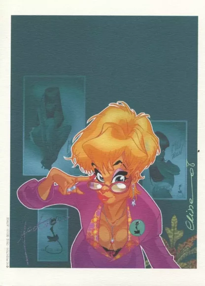 Les-Secrétaires-Ex-libris-offset-signé-par-Crisse