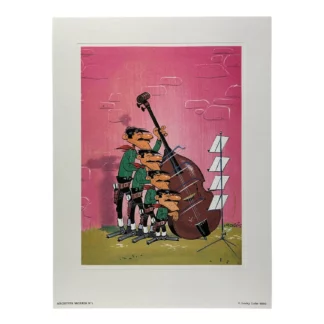 Lucky Luke, Affiche offset, Archives N°1, Quartet