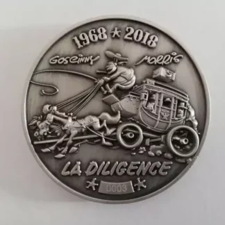 Lucky-Luke-Médaille-La-Diligence