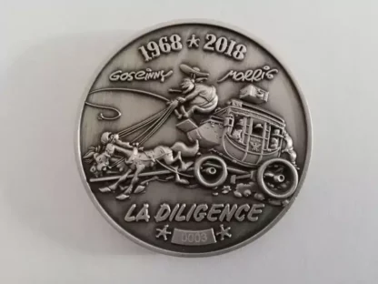 Lucky Luke médaille La Diligence édition anniversaire