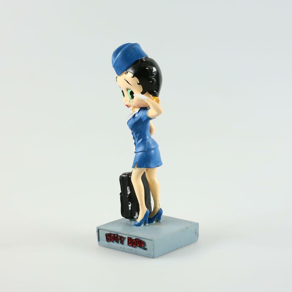 Statue Betty-Boop robe noire très grand modèle - en résine