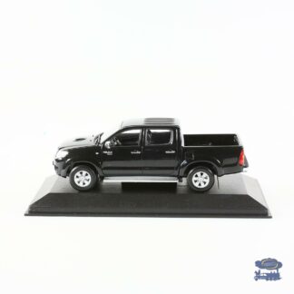 Toyota Hilux Double cab Black Metalli, Minichamps Voiture miniature 1/43