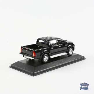 Toyota Hilux Double cab Black Metalli, Minichamps Voiture miniature 1/43-2