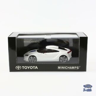Toyota FT-HS Concept 2007 Blanche Minichamps Voiture miniature 1/43-4