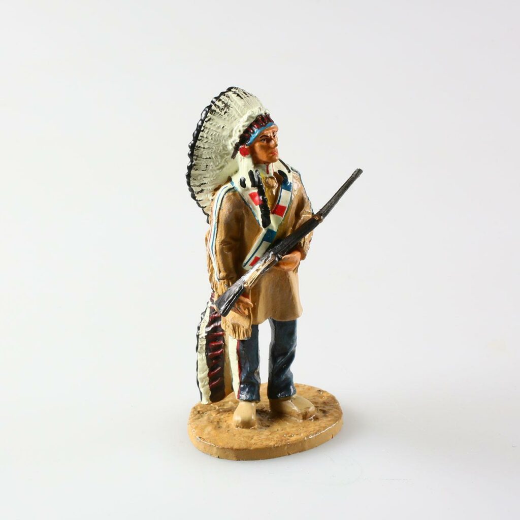 Sitting Bull : Far West : Figurine en métal 1/32