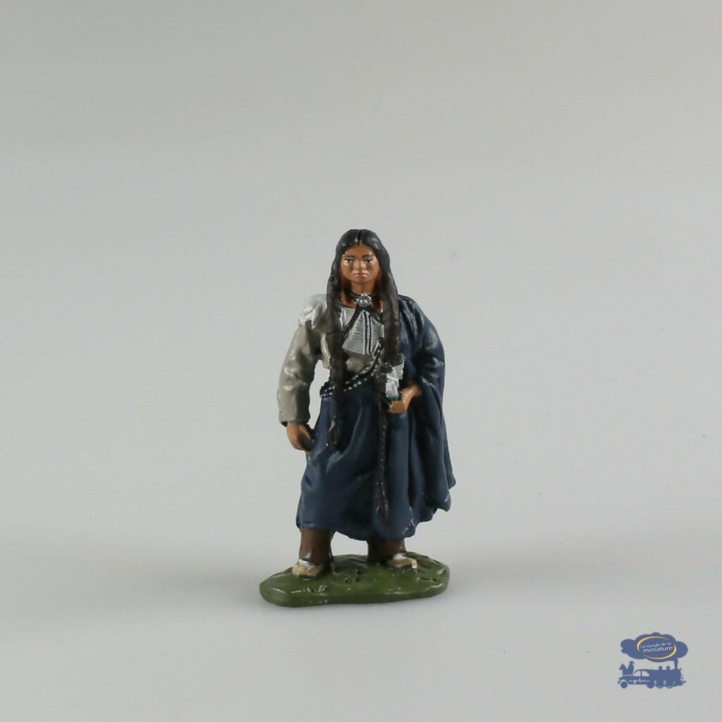 Les indiens d'Amérique : Quanah Parker : Figurine en métal 1/32