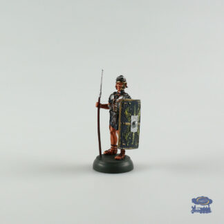 Soldat Romain avec bouclier carré : Rome et ses ennemis : Figurine en métal 1/32-1