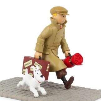 Tintin : Ils arrivent (Tintin et Milou) : Statuette résine
