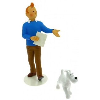 Tintin : Tintin et Milou : Statuette résine 'Le Musée imaginaire de Tintin'