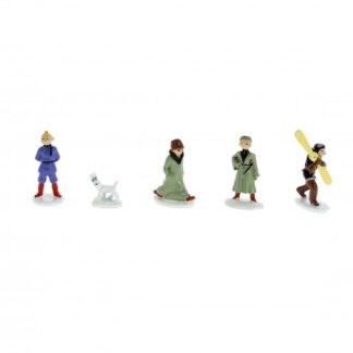 Tintin Figurines en métal : Set Mini Série Soviet Couleur