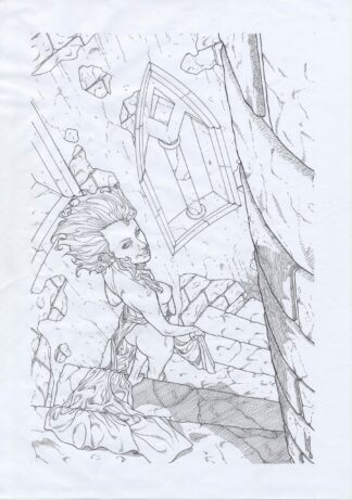Lady Night, BD adultes avec le dessin original de la couverture