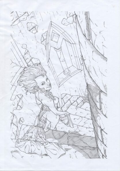 Lady Night, BD adultes avec le dessin original de la couverture