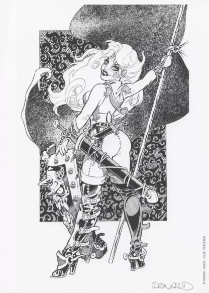 Marlysa-Drapeau-version-NB-Ex-libris-offset-par-Danard