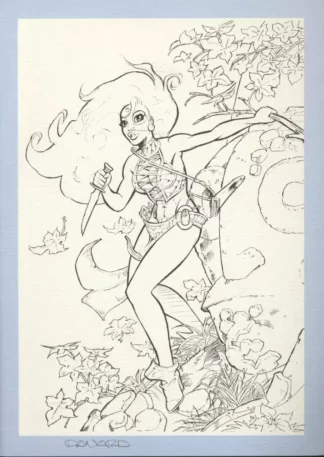 Marlysa-couteau-Version-nb-Ex-libris-offset-signé-par-Danard