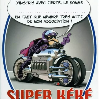 Même-pas-Peeur-Plaque-métal-Super-Keke-par-Satô