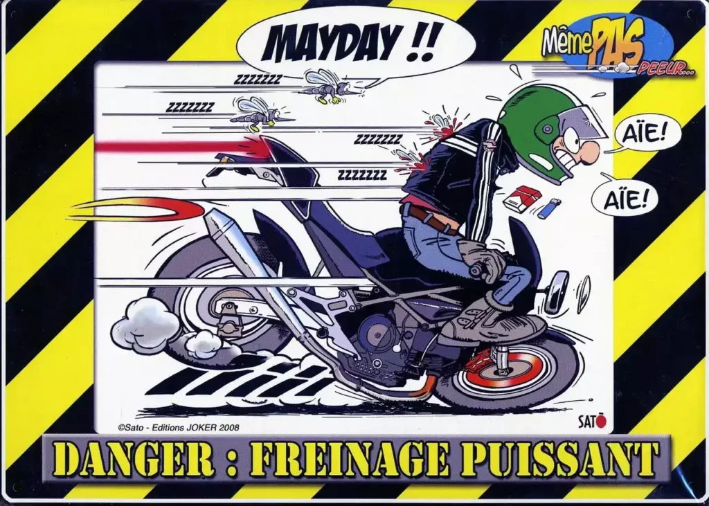 Même-pas-Peur-Plaque-métal-Mayday-par-Satô