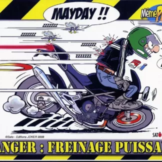 Même-pas-Peur-Plaque-métal-Mayday-par-Satô