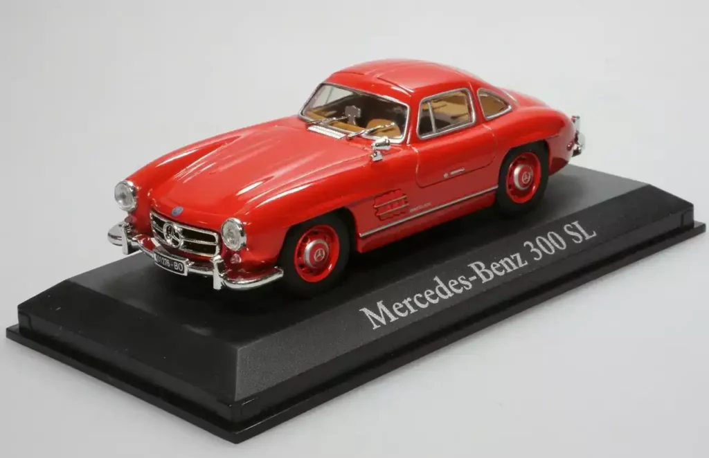 Mercedes 300 SL miniature 1/43 rouge