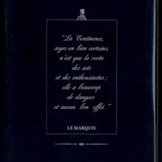 Mi-anges-Mi-démons-T2-Oisiveté-Collection-Le-Marquis-vol21-EO-par-Olson-dos
