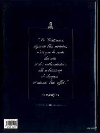 Mi-anges-Mi-démons-T2-Oisiveté-Collection-Le-Marquis-vol21-EO-par-Olson-dos