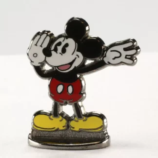 Mickey-saluant-deux-mains-Figurine-Métal-Corner