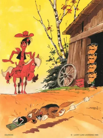 Mousetrap-Affiche-Lucky-Luke-par-Morris-petit-modèle
