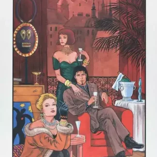 Niklos-Koda-Le-Cocktail-Affiche-offset-signée-par-Grenson