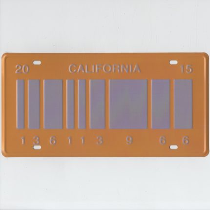 Back to the Future 2 : La plaque d'immatriculation américaine OUTATIME pour la Delorean