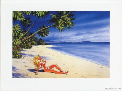 Dany, Affiche offset, La plage