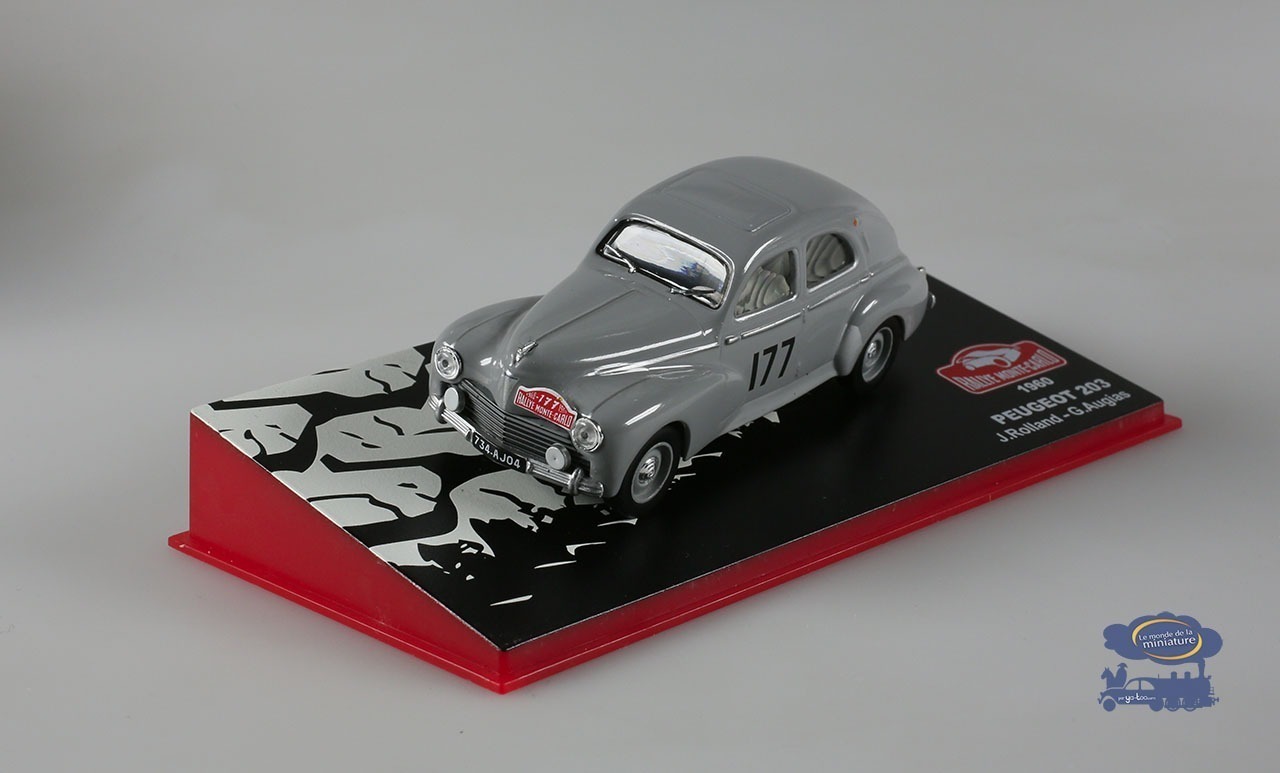 Miniature Alfa Romeo Giulia GTA 1:43 – N°61 Rolland & Augias (Copa Alpes 1966)