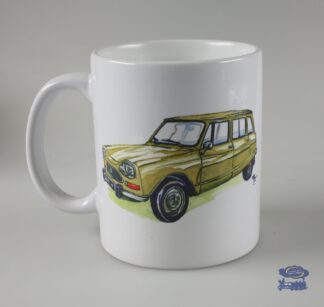 Citroën Amy 8 Beige foncé, Mug Blanc