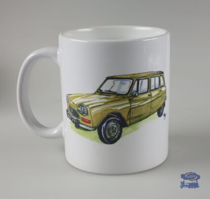 Citroën Amy 8 Beige foncé, Mug Blanc