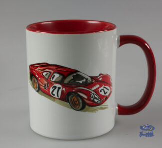 Le Mans 67, Mug Blanc / Rouge