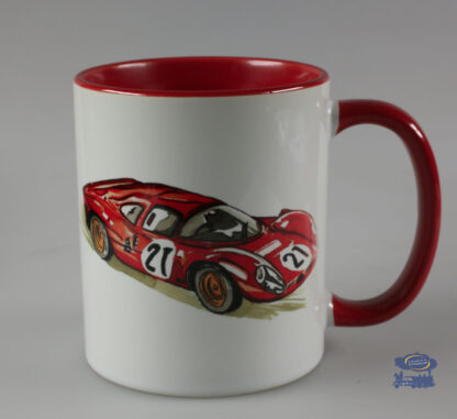 Le Mans 67, Mug Blanc / Rouge