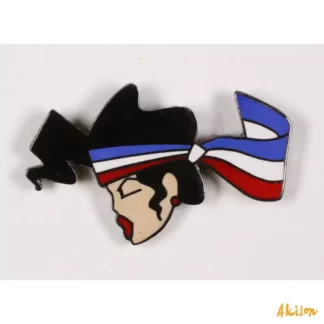 Pins-Saggay-1789-la-Révolution-Française-tête-de-femme-et-foulard-tricolore