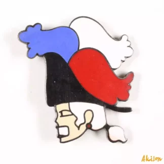 Pins-Saggay-1789-la-Révolution-Française-tête-de-soldat-avec-bicorne-tricolore